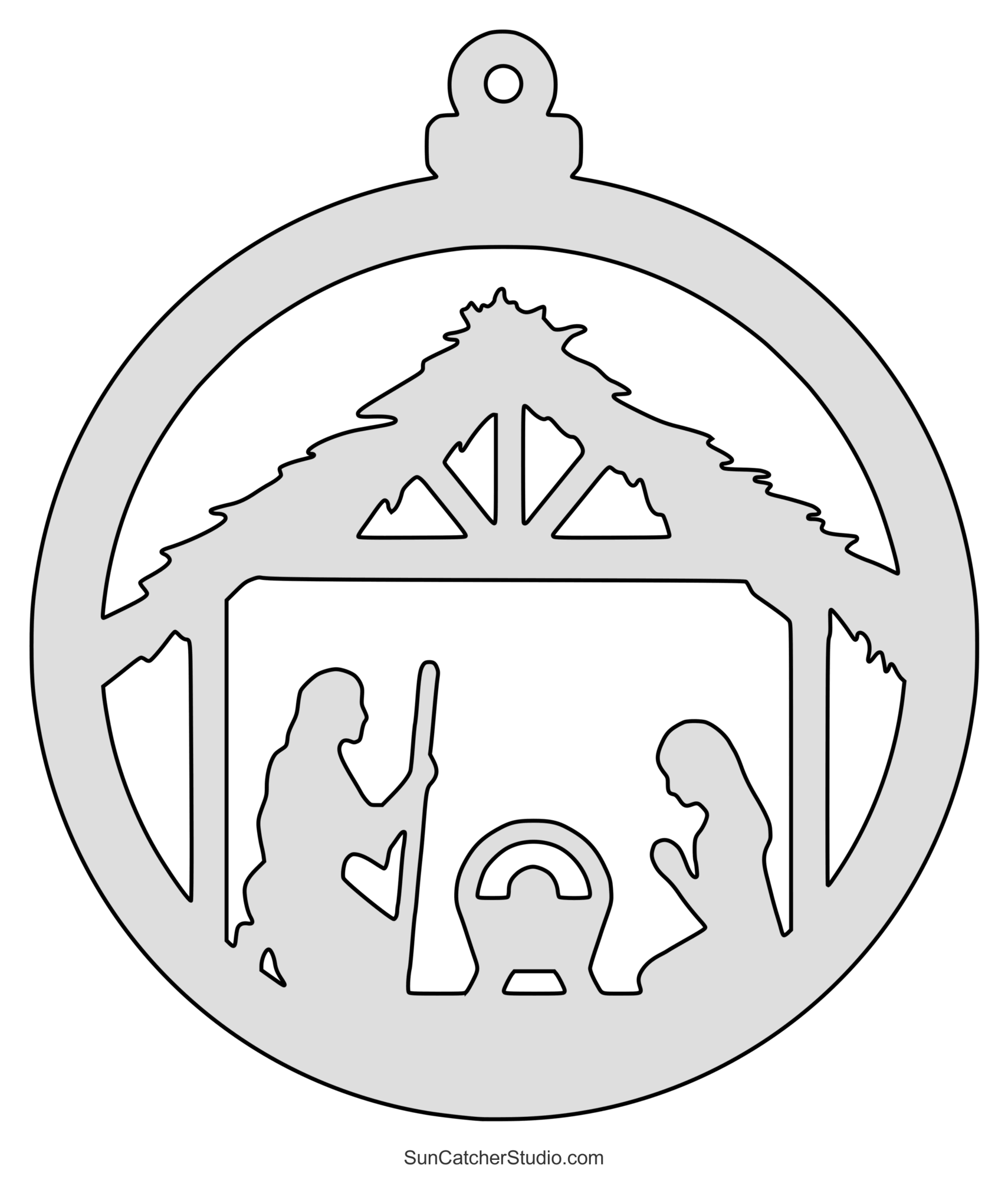 diy christmas ornament patterns, templates, stencils – free